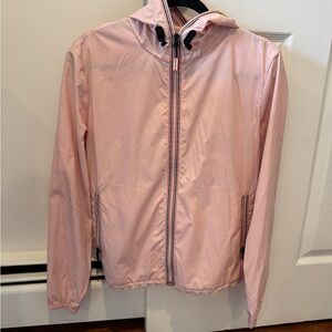 Hunter Light Pink Hooded Utility Jacket